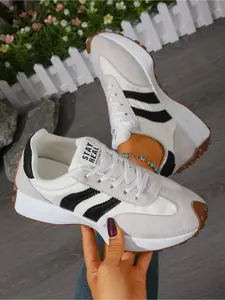 Women Height Increasing Thick Sole Non Slip Comfortable Breathable Running Shoes for Outdoor Sports