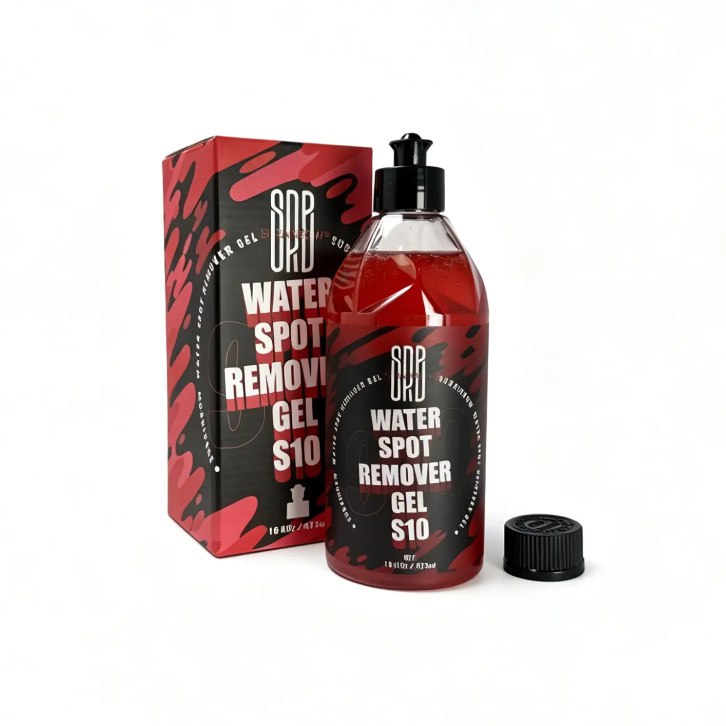 Surainbow SRB S10 Water Spot Remover Gel - Acid-Based Stain, Scale & Oil Film Cleaner for Glass & Paint