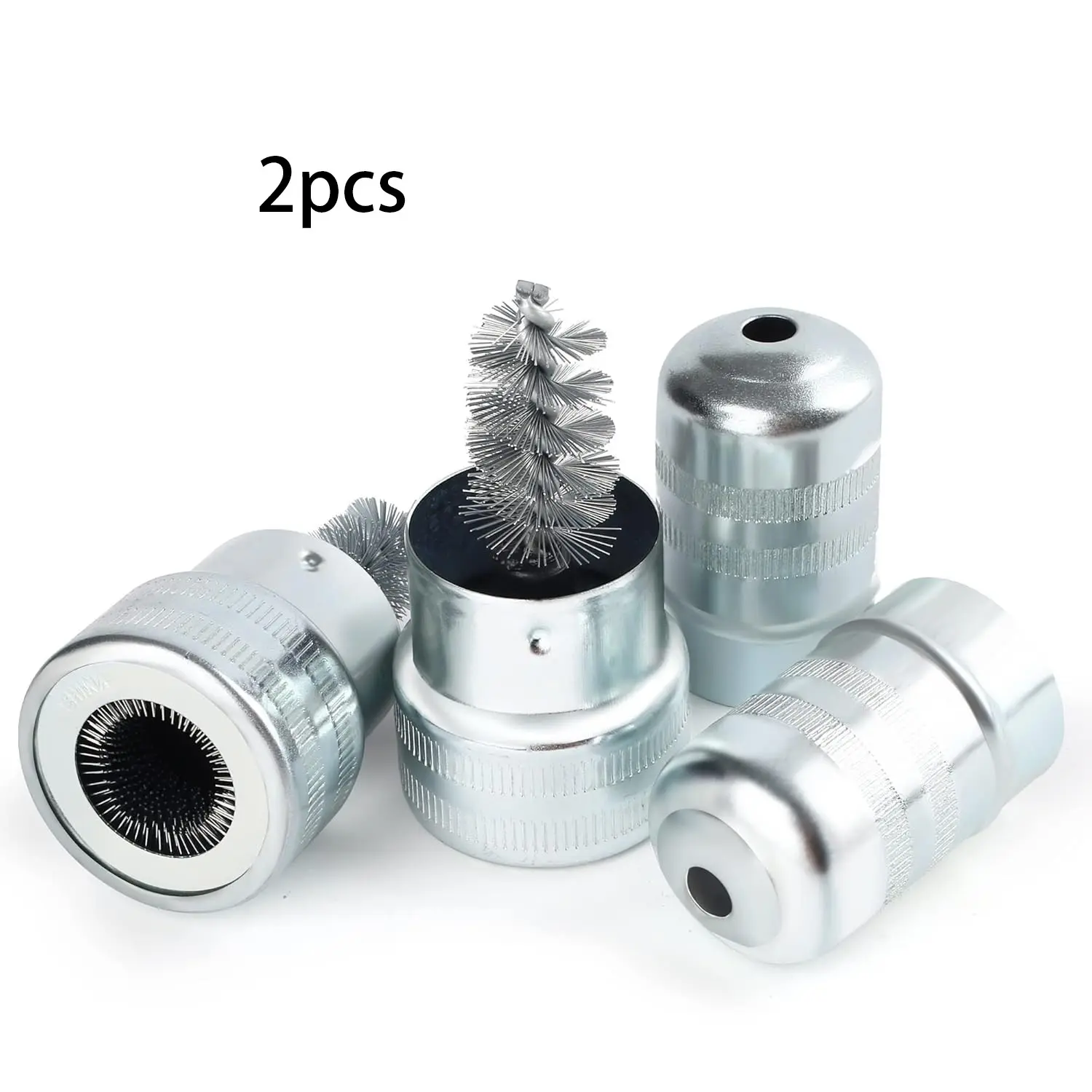 2pcs Car Battery Terminal Cleaners Battery Post Terminal Cable Cleaner Dirt Corrosion Brush Hand Tool Car Battery Wire Brush Battery Cleaning