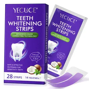 14-Piece Yecuce Mint Teeth Strips, Improves Tooth Removal, Sensitive Teeth Safe, Oral Care Whitening Sticks, Teeth Brightening Strips, Teeth Brightener Strips