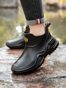 Valentine's Day Outdoor All-Purpose Rain Boots, Unisex Lightweight Non-Slip, Easy Wear Fishing & Outdoor Work, Practical and Heartfelt, Waterproof Rubber Boots
