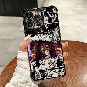 Dark Hot K-Kokushiboes Anime Cool Protective Phone Case Suitable for iPhone 17 16e 16 15 14 13 12 11 Mini Pro Max Air X XR XSMAX 8 7 Plus Anti Fall Protection Transparent Soft Back Cover Accessories