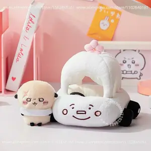 Chiikawa Series Car Plush Toys with Dolls Cartoon Children's  Cute Ornaments Decoration Rakko Model Peripherals