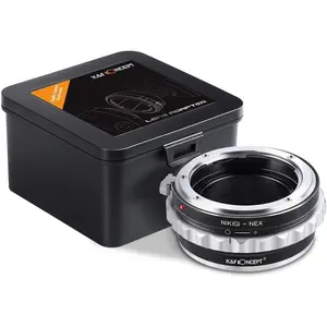 K&F Concept Lens Mount Adapter Compatible with Nikon G AF-S F AIS AI Nikkor F Mount G-Type D/SLR Lens to Sony Alpha E-Mount NEX Camera Compatible with Sony Alpha A7,A6000,A6300,A6500,A5000,A5100, Accessories