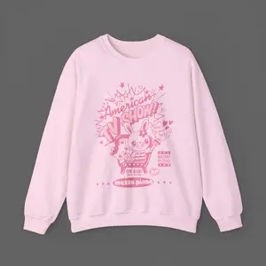 Mezzo Piano Sweatshirt - Sanrio Cutecore Kawaii Long Sleeved Tshirt - Pinkcore JapaneseGraphic Shirt