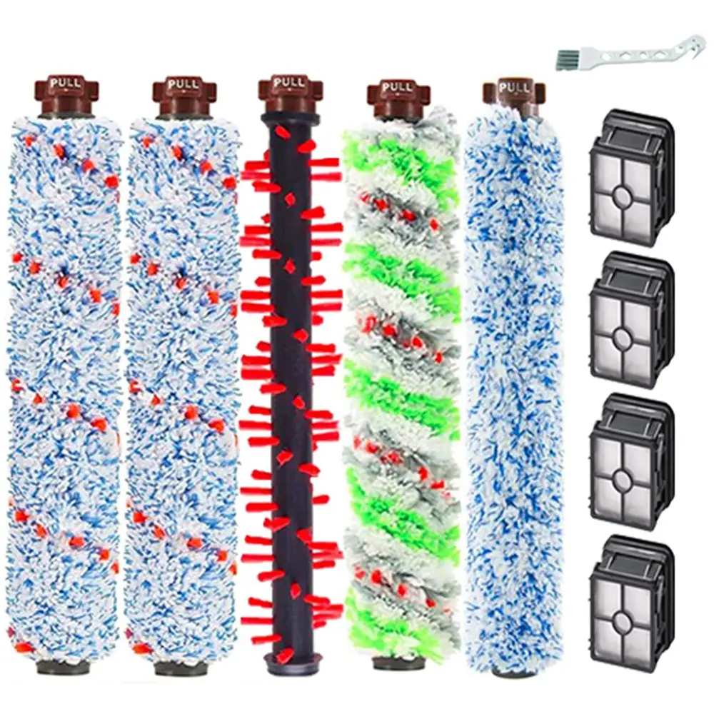 Bissell CrossWave Series Replacement Parts Kit - Multi-Surface Plastic Kit with Dual Action Microfiber Brush Roll, Easy-to-Clean Filters for Floor Cleaning, Sealed Hard Floors, Cleaning Messes on Area Rugs (Fits 1785,2303,2304,2305,2306,2551,2328 Vacuums)