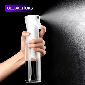 6.76Oz Ultra-Fine Continuous Water Spray Bottle, Handheld Mister for Steamer Iron and Fabric Steamer, Setting Spray and Furniture or Hair Styling Water Sprayer for Home and Travel
