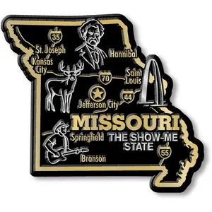 Missouri Giant State Magnet by Classic Magnets, 3.6" x 3.2"