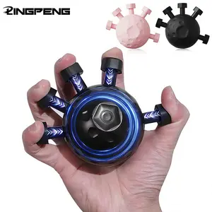 Finger Strength Training Balls, Silicone Non-Slip Portable Grip Enhancer, Hand Grip Exerciser, Adjustable Hand Strengthener, Rock Climbing Finger Trainer for Hand Muscle Building & Daily Relaxation