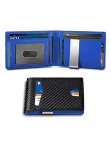 Men's Wallet Anti-Theft Slim Wallet For Men & Card Holder For Men With Clip Fashion Thin Multifunction Men Credit Card Holder Front Pocket Wallet RFID Carbon Fiber Blocking Bifold Wallets Minimalist Casual Gifts Birthday Christmas Gifts Anniversary