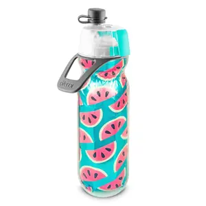 O2COOL MIST 'N SIP Misting Water Bottle 2-in-1 Mist And Sip Function - WATERMELON