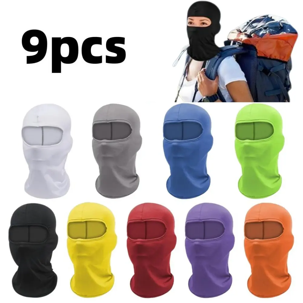 6/9 pack Balaclava Ski Face Mask Windproof Breathable Full Face Cover Cooling Neck Gaiter Full Face Cover for Outdoor Sports Motorcycle Cycling Skiing Beauty & Personal Care Riding Jacket Protective Gear