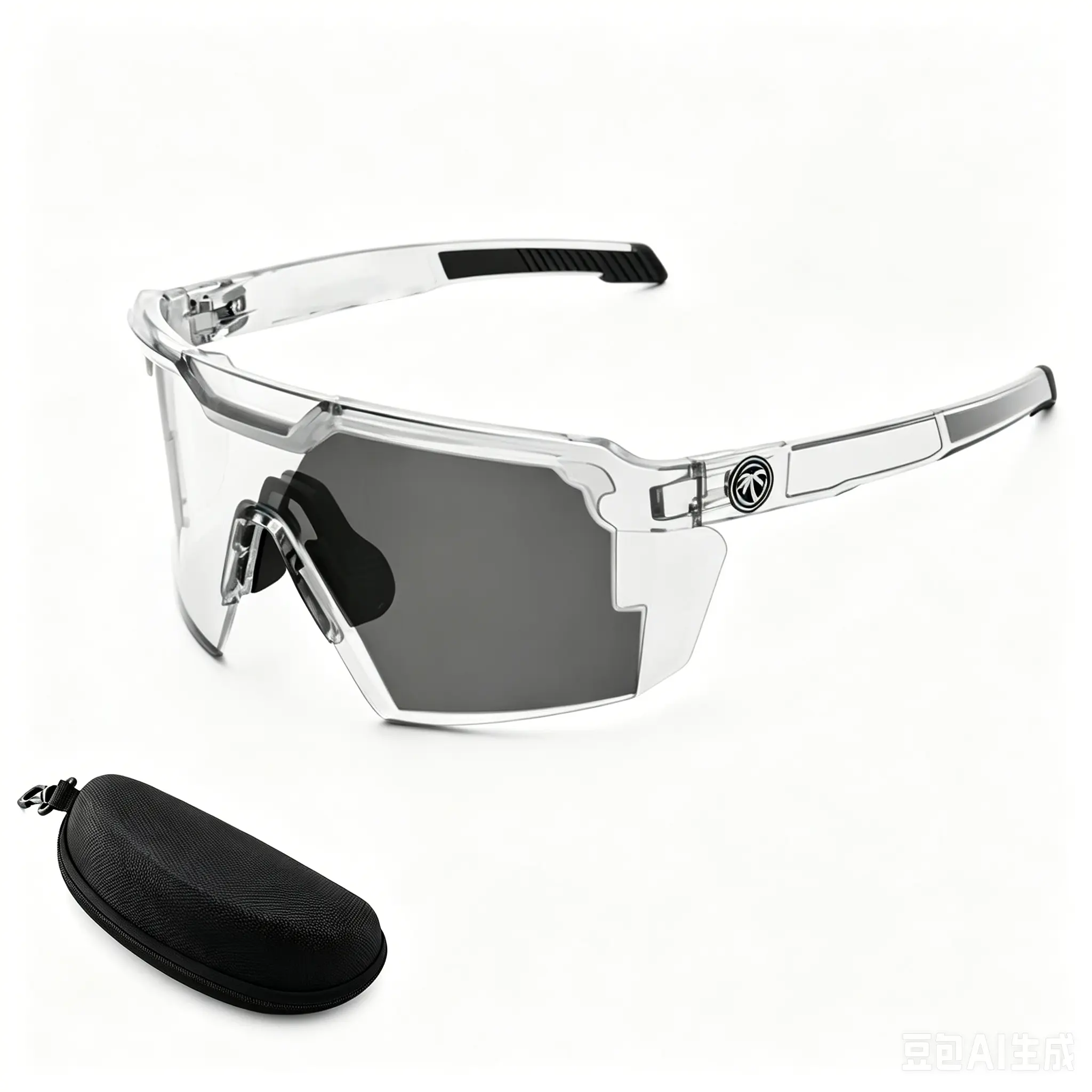 Photochromic Polarized Safety Sunglasses UV400 Oversized Y2K Wrap Around Sports Eyewear for Men Women Cycling Driving Fishing Golf
