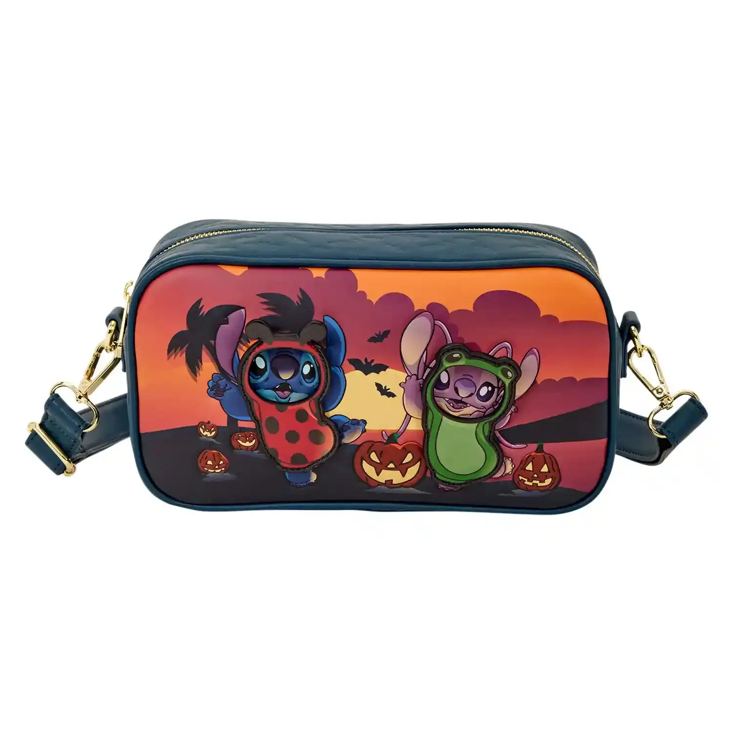 Loungefly Disney Stitch & Angel Halloween Costumes Crossbody Bag