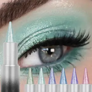 6pcs Matte Finish Eyeshadow, Glittery , Eyeshadow Stick, Perfect for Halloween & Daily Eye Makeup, Matte Shimmer Glitter, Eye Shadow Sticks