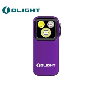 OLIGHT Oclip Pro Rechargeable EDC Flashlight 300 Lumens Dual Light Sources Compact Pocket Clip Light, Convenient Type C Charging, Portable Magnetic for Night Working, Cycling, Emergency, Signaling Tool