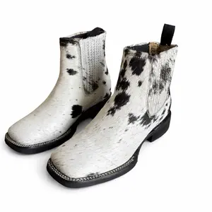 La Sierra Botas Cuero De Vaca / Cowboy boots Cowhide ankle boots