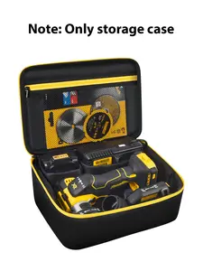 Storage Case Compatible with DEWALT 20V MAX Cut Off Tool 3 in 1 Brushless (DCS438B), Carrying Holder Organizer for Charger, Batteries, Cutting Wheel and Other Accessories, Power Tool Organizer