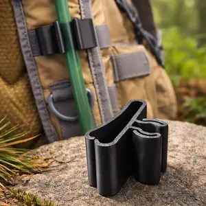 StrapSnap Hydration Clip - Lightweight Rugged Backpack Accessory for Secure Attachment of Hydration Hose - Perfect for Hiking Hunting Trail Running Fishing and Travel