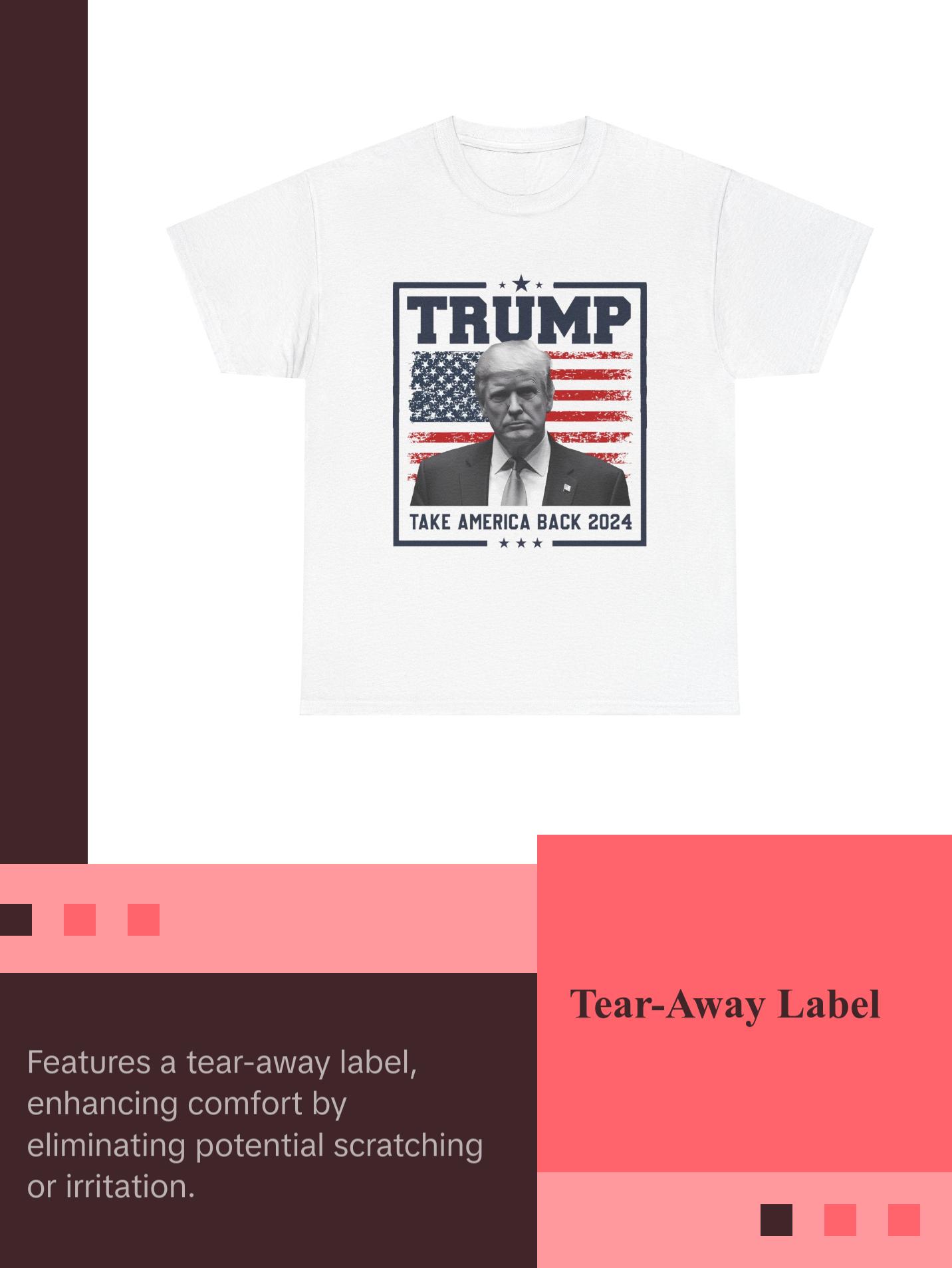 Trump Take Back America - Unisex Heavy Cotton Tee