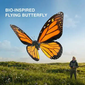 Bio-Inspired Flying Butterfly, Remote Control Realistic Butterfly with Flapping Wings,Bionic Flight Technology, Monarch Butterfly Design,Luxury Tech Gift, Decorative Display, Perfect for Spring Outings,Outdoor Toy,Party Toy, Cool Gifts, Summer