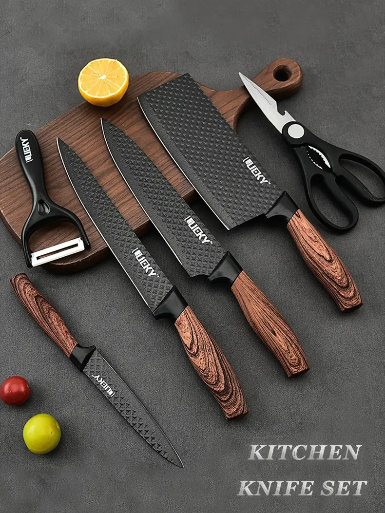 6PCS Professional Chef Knife Set