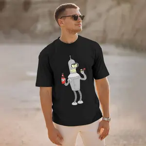 Futurama Men's 100% Cotton Short Sleeve Clothes Long