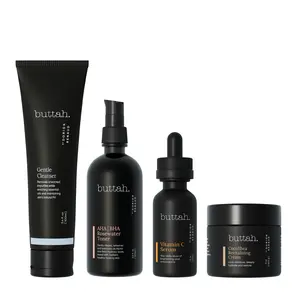 [Buttah Skin] Dark Spot Correcting Skincare Bundle w/Vitamin C Serum For Skin Discoloration