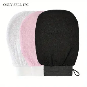 1pc Hotsale Silicone Body Scrubber Bath Brush 1Piece Double Sided Hammam Scrub Mitt Magic Peeling Glove Exfoliating Tan Removal Mitt