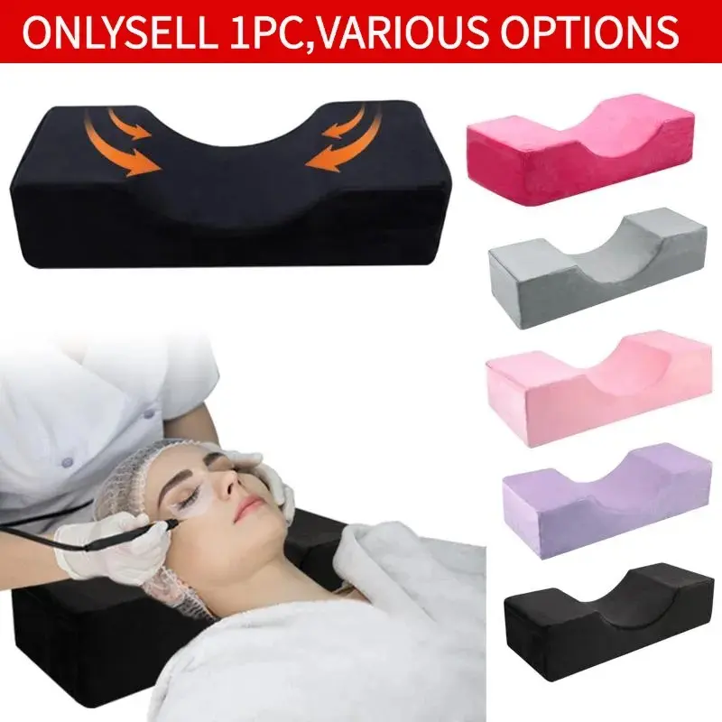 1pc Eyelash Extension Beauty Sleep Pillow With Cushion, U-Shaped Ergonomic Neck Support Cushion, Sleeping Aid for Lash Grafting, Tattooing, and Salon Workstation Use