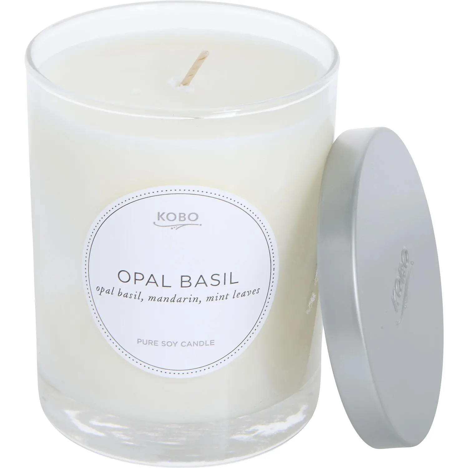 Kobo Opal Basil By Kobo Pure Soy Candle For Unisex