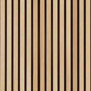 Natural Oak Acoustic Slat Panel 120" Sample Natural Oak Acoustic Slat Panel 120" Sample