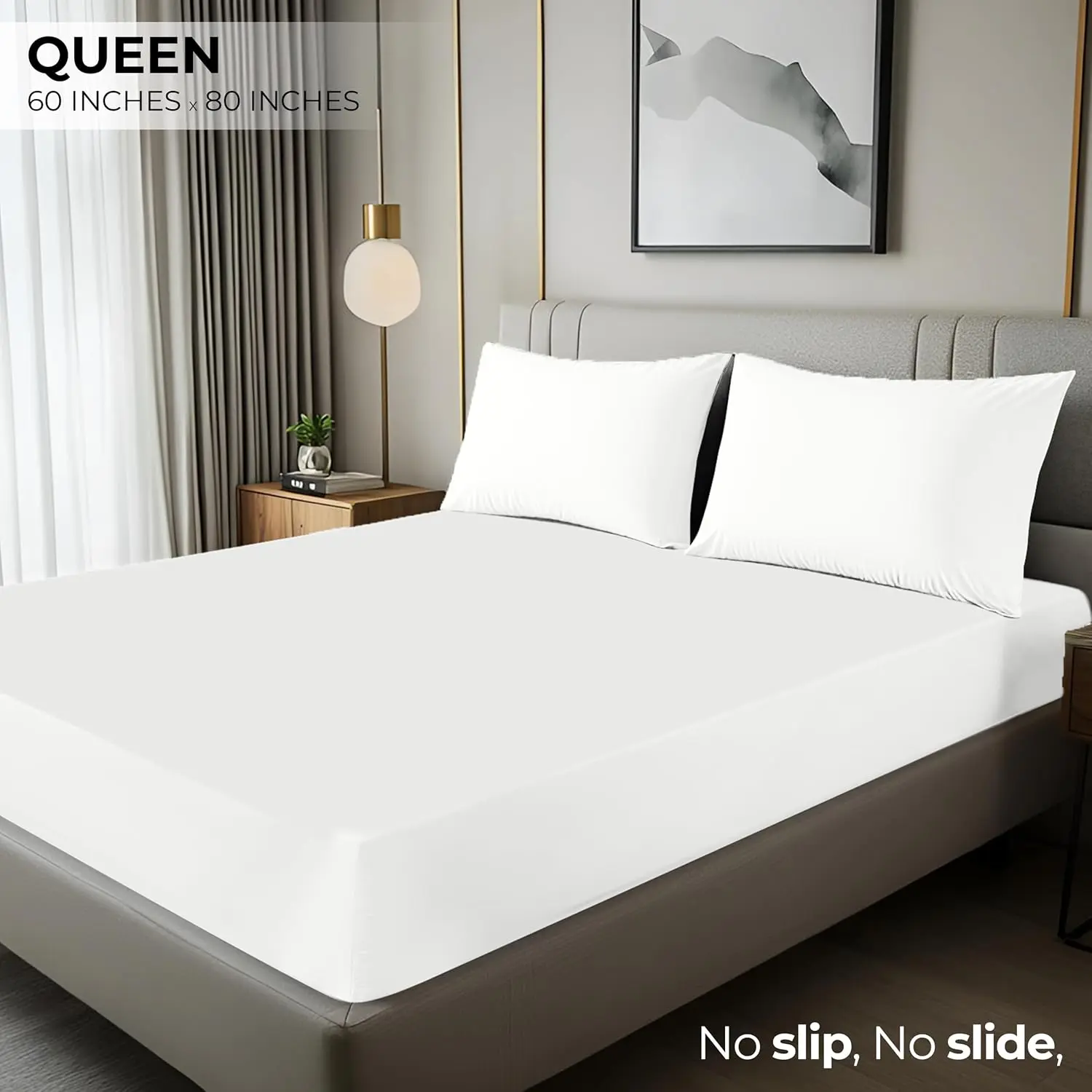 Premium Brushed Microfiber Fitted Sheet | Up To 15 Inches Deep Fitted Sheet - Bottom Sheet - Deep Pocket - Soft Microfiber - Shrinkage and Fade Resistant - Easy Care -1 Fitted Sheet Only tiktokshopspringglowup