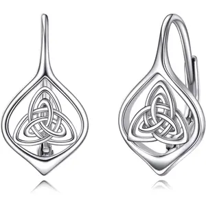 925 Sterling Silver Leverback Earrings Tree of Life Jewelry Gifts for Women