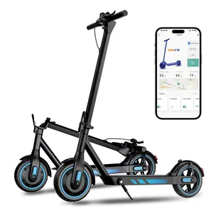 V10 MAX High-Speed Electric Scooter 10-inch solid tires ,500W Powerful Motor, range of 18-22 miles, top speed of 25 mph, dual braking system, LED lights, Smart app control, aluminum alloy frame,Daily commuting and children's leisure and entertainment