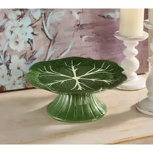 Cozy Cottage by Liz Marie Cabbage Cake Stand Pedestal plate