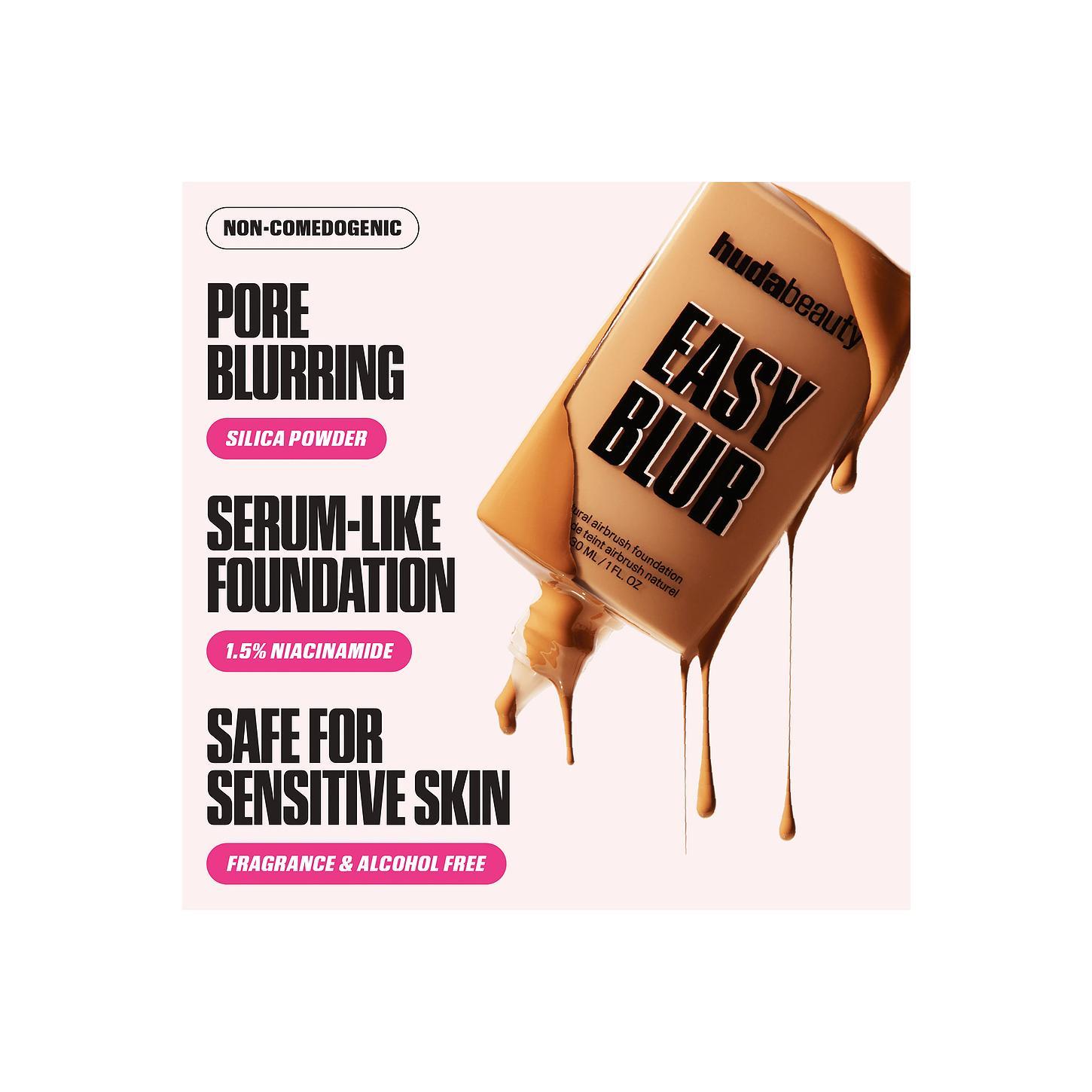 Huda Beauty Easy Blur Foundation in Amaretti 310G