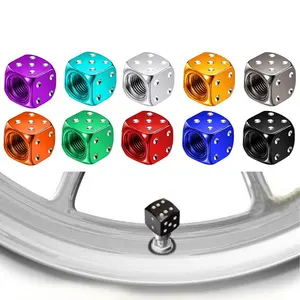 Aluminum Alloy Tire Valve Caps Set, Dustproof Car Truck Motorcycle Bike Wheel Stem Covers, Durable & Stylish Design