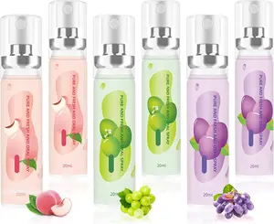 6PCS Oral Breath Spray, 3 Flavors Fruit Mouth Spray Breath Freshener Oral Care for Adults, Portable Long Lasting Refreshing Dry Mouth Spray for Bad Breath