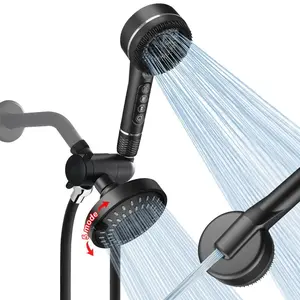 New Piano Key High-Pressure Filter Shower Head, Dual Function Home Water Purifier, Multi-Tier Shower Set, Skin Care Benefits