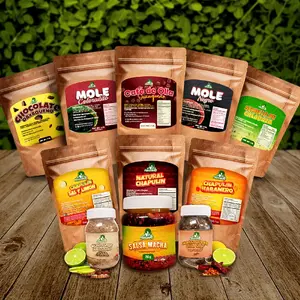 ElMexicanito: MEGA OAXACA COMBO: 3 Chapulin Bags,2 Mole Flavors, 1 Salsa Macha Tradicional, 1 Sal De Chapulin,1 Sal De Guzano, 1 Chocolate,1 Cafe De Olla, 1 Semillas De Calabaza