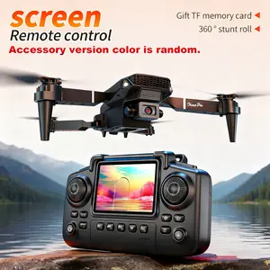 E88 drone with screen black dual battery Rc Quadcopter Wireless Remote Control Camera