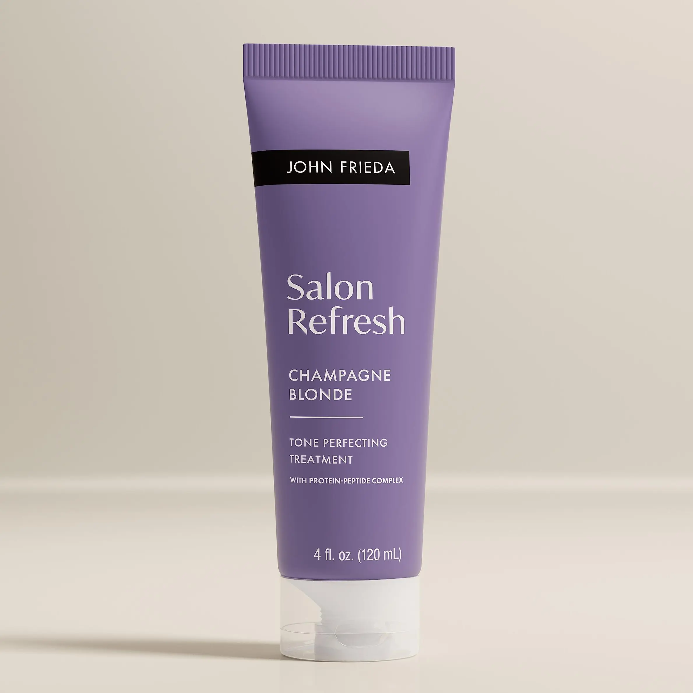 John Frieda Salon Blonde Champagne Tone Perfecting Treatment with Protein-Peptide Complex, Hair Toner, Toner for Blonde Hair 4 fl oz John Frieda Salon Blonde Champagne Tone Perfecting Treatment with Protein-Peptide Complex, Hair Toner, Toner for Blonde Hair 4 fl oz