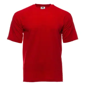 Pro Club Men's Heavyweight short Sleeve T-Shirt red