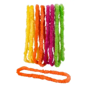 32" Bulk 50 Pc. Bright Tropical Colors  Plastic Lei Assortment