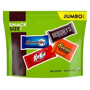 Jumbo Pack Assorted Snack Candy - Almond Joy, KitKat, Reese’s, Hershey’s