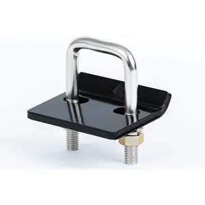 Hitch Mount Stabilizer for 1.25" to 2" Hitch Receivers, Black