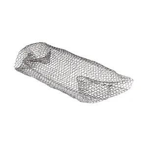 Crawfish Trap (Crayfish), Pillow Style, 24 to 36 inch Long - PVC-coated Hex Wire - 12-pack, Made in USA