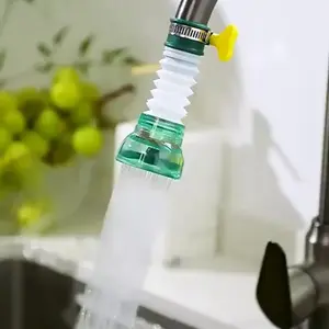1PC Universal Rotating Kitchen Faucet Extender, 360 Degree Splashproof Water Flow Restrictor, Kitchen and Bathroom Accessories