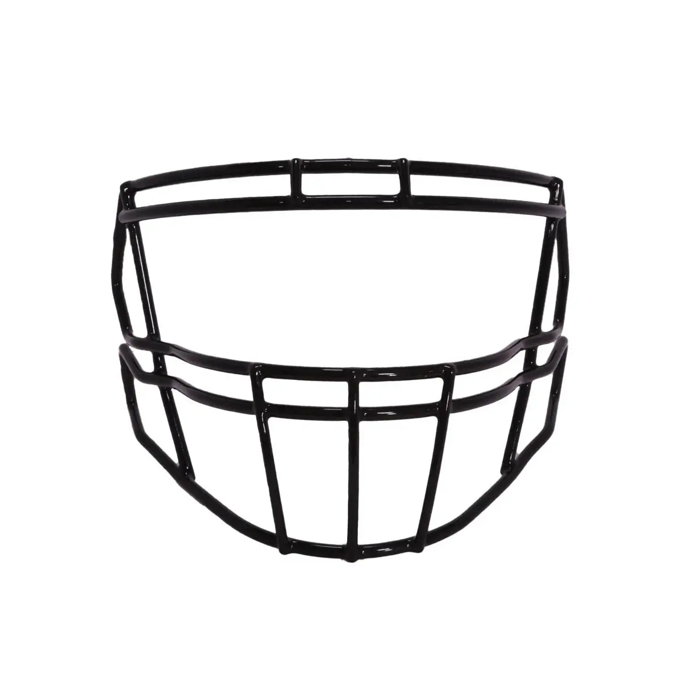 S2BD-HS4 Lineman Football Face Mask Kit - Lightweight Stainless Steel Sports Helmet Accessory for Youth Revolution Speed Helmets, S/M Fit, Green Gridiron Exclusive with Free Chrome American Flag Decal (LB/FB Compatible)